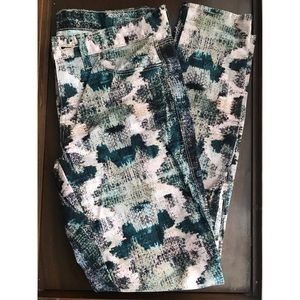 Madewell Skinny Skinny Ankle Print Jeans